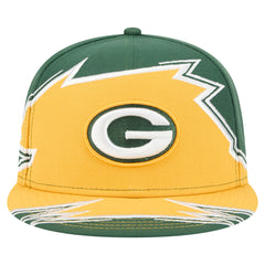 Green Bay Packers New Era Break 59FIFTY Fitted Hat Green/Gold