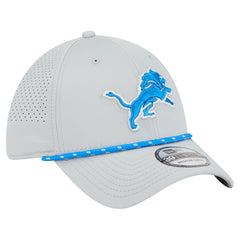 Detroit Lions New Era Perforated 39THIRTY Flex Hat Blue