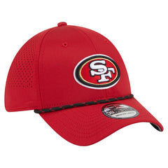 San Francisco 49ers New Era Perforated 39THIRTY Flex Hat Scarlet