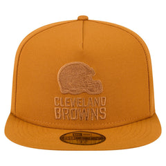 Cleveland Browns New Era Color Pack A-Frame 59FIFTY Fitted Hat Brown