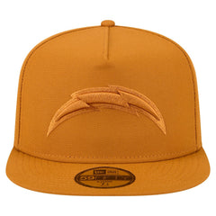 Los Angeles Chargers New Era Color Pack A-Frame 59FIFTY Fitted Hat Brown