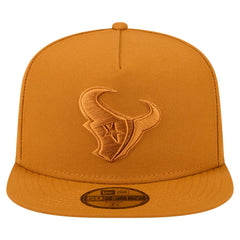 Houston Texans New Era Color Pack A-Frame 59FIFTY Fitted Hat Brown
