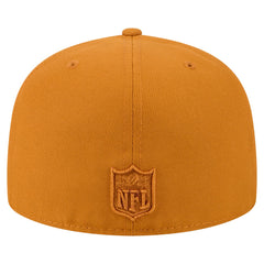Houston Texans New Era Color Pack A-Frame 59FIFTY Fitted Hat Brown
