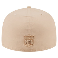 Philadelphia Eagles New Era Color Pack A-Frame 59FIFTY Fitted Hat Light Beige