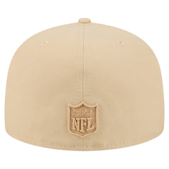 Cleveland Browns New Era Color Pack A-Frame 59FIFTY Fitted Hat Light Beige
