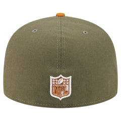 Philadelphia Eagles New Era Color Pack A-Frame 59FIFTY Fitted Hat Olive/Brown
