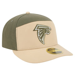Atlanta Falcons New Era Color Pack Split Panel 59FIFTY Fitted Hat Light Beige/Olive