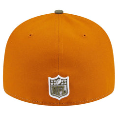 Las Vegas Raiders New Era Two-Tone Color Pack Split Panel 59FIFTY Fitted Hat Olive/Brown