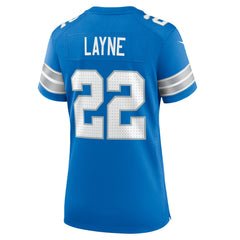 NFL Bobby Layne Detroit Lions Women's Retired Player Game Jersey - Blue