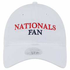 Washington Nationals New Era Women's Team Fan 9TWENTY Adjustable Hat - White Hats