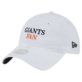 San Francisco Giants New Era Women's Team Fan 9TWENTY Adjustable Hat - White Hats
