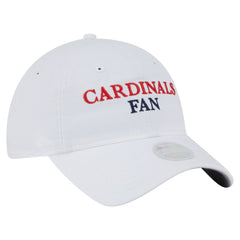 St. Louis Cardinals New Era Women's Team Fan 9TWENTY Adjustable Hat - White Hats