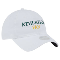 Athletics New Era Women's Team Fan 9TWENTY Adjustable Hat - White Hats
