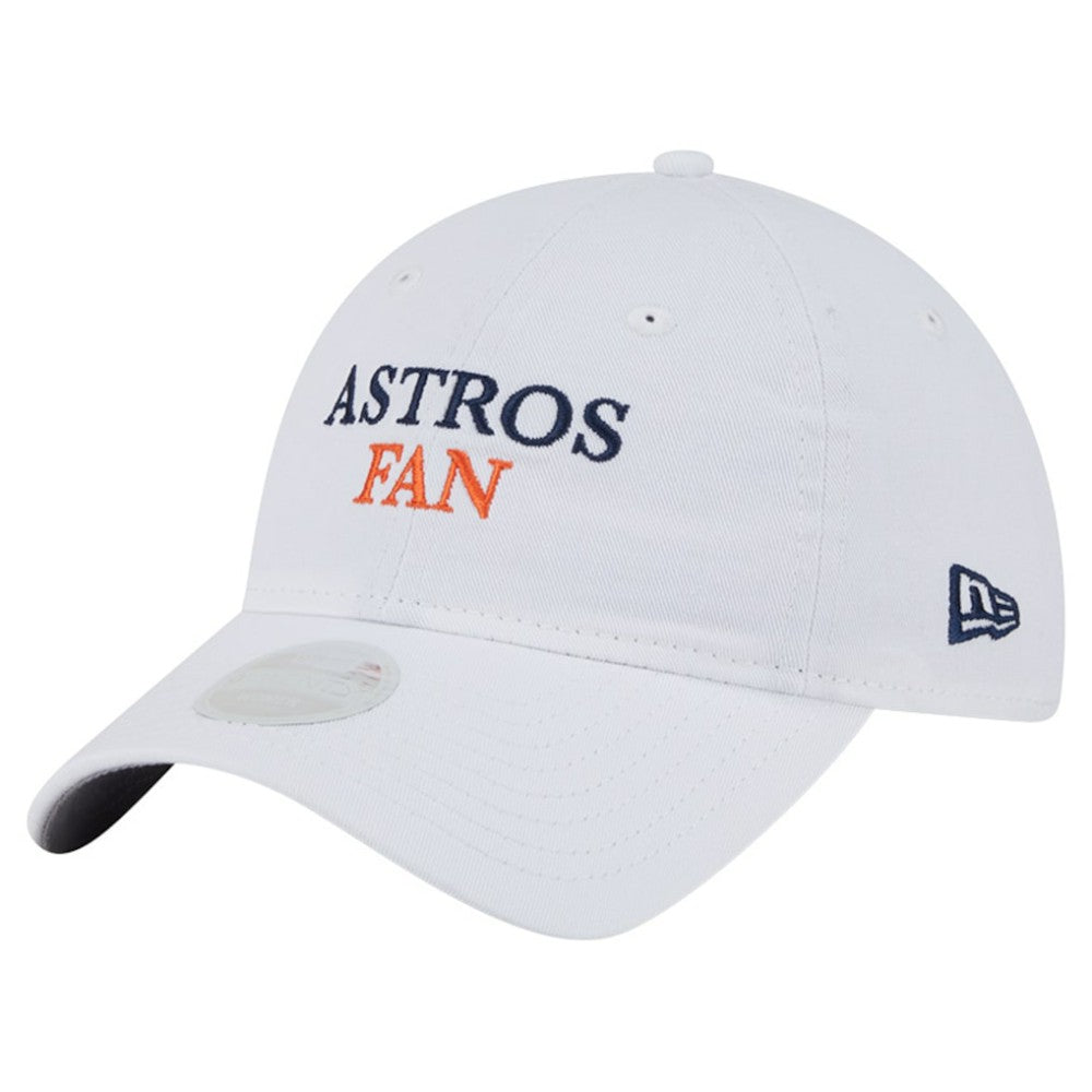Houston Astros New Era Women's Team Fan 9TWENTY Adjustable Hat - White Hats