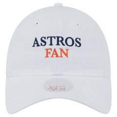 Houston Astros New Era Women's Team Fan 9TWENTY Adjustable Hat - White Hats