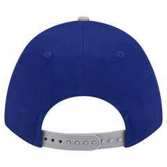 Los Angeles Dodgers New Era Arch 9FORTY A-Frame M-Crown Adjustable Hat - Royal/Gray Hats