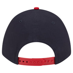 Atlanta Braves New Era Arch 9FORTY A-Frame M-Crown Adjustable Hat - Navy/Red Hats