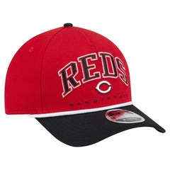 Cincinnati Reds New Era Arch 9FORTY A-Frame M-Crown Adjustable Hat - Red/Black Hats