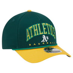 Athletics New Era Arch 9FORTY A-Frame M-Crown Adjustable Hat - Green/Gold Hats