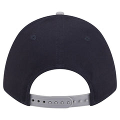 Detroit Tigers New Era Arch 9FORTY A-Frame M-Crown Adjustable Hat - Navy/Gray Hats