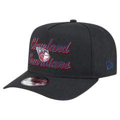 Cleveland Guardians New Era Chainstitch 9FIFTY A-Frame Snapback Hat - Black Hats