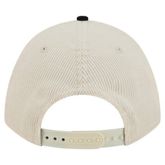 Atlanta Braves New Era Sided Corduroy 9FORTY A-Frame Adjustable Hat - Cream/Navy Hats