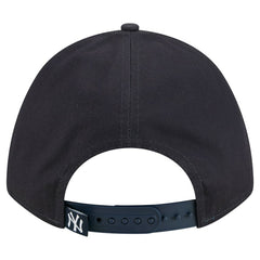 New York Yankees New Era Women's Metallic A-Frame 9FORTY Adjustable Hat - Navy Hats