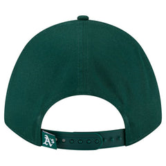 Athletics New Era Women's Metallic A-Frame 9FORTY Adjustable Hat - Green Hats