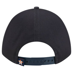 Houston Astros New Era Women's Metallic A-Frame 9FORTY Adjustable Hat - Navy Hats