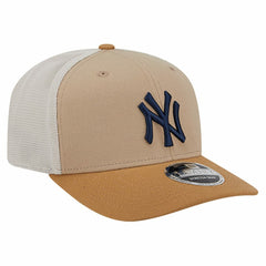New York Yankees New Era 9SEVENTY Trucker Adjustable Hat - Stone Hats
