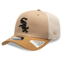 Chicago White Sox New Era 9SEVENTY Trucker Adjustable Hat - Stone Hats