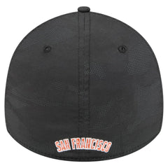 San Francisco Giants New Era Tonal Camo 39THIRTY Flex Hat - Black Hats