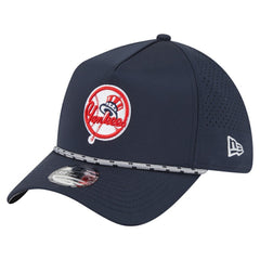 New York Yankees New Era 39THIRTY A-Frame Perforated Flex Hat - Navy Hats