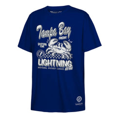 NHL Tampa Bay Lightning Mitchell & Ness Youth Concession Stand T-Shirt - Blue