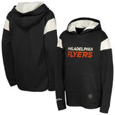 NHL Philadelphia Flyers Youth Thermal Lightweight Pullover Hoodie - Black