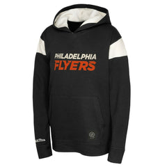 NHL Philadelphia Flyers Youth Thermal Lightweight Pullover Hoodie - Black