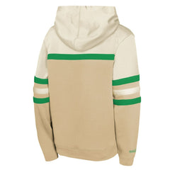 NHL Dallas Stars Mitchell & Ness Youth Head Coach Pullover Hoodie - Tan