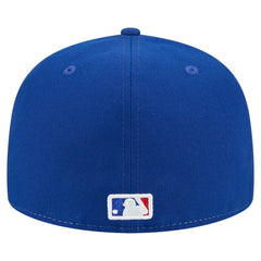 Chicago Cubs New Era Repeat 59FIFTY Fitted Hat - White/Royal Hats