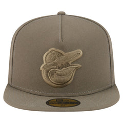 Baltimore Orioles New Era Color Pack A-Frame 59FIFTY Fitted Hat - Olive Hats