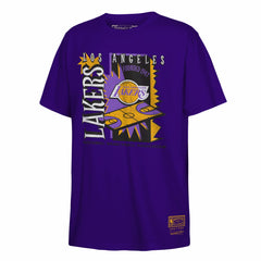 Los Angeles Lakers Youth Retro '90s Poster T-Shirt Purple