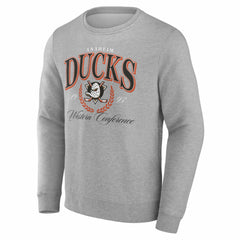 NHL Anaheim Ducks Reign Supreme Pullover Sweatshirt - Gray