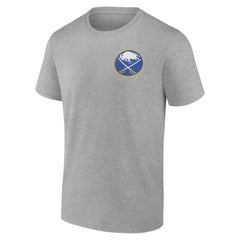 NHL Buffalo Sabres Glory Skates T-Shirt - Heather Gray