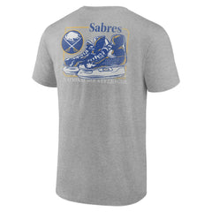 NHL Buffalo Sabres Glory Skates T-Shirt - Heather Gray