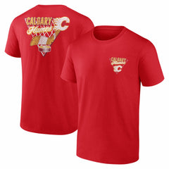 NHL Calgary Flames Net Slap T-Shirt - Red
