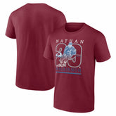 NHL Nathan MacKinnon Colorado Avalanche Player Show T-Shirt - Burgundy