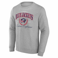 NHL Columbus Blue Jackets Reign Supreme Pullover Sweatshirt - Gray