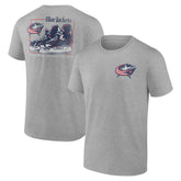 NHL Columbus Blue Jackets Glory Skates T-Shirt - Heather Gray