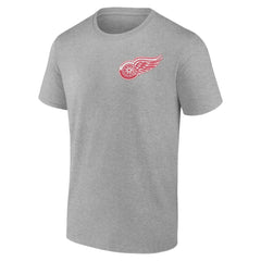 NHL Detroit Red Wings Glory Skates T-Shirt - Heather Gray