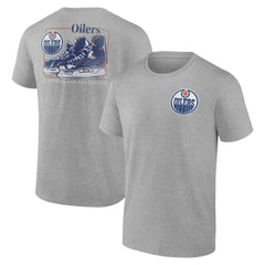NHL Edmonton Oilers Glory Skates T-Shirt - Heather Gray