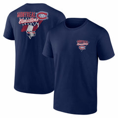 NHL Montreal Canadiens Net Slap T-Shirt - Navy